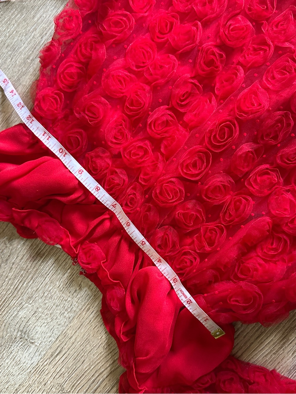For Love & Lemons Hannah Mini Dress in Red Small - Picture 12 of 14